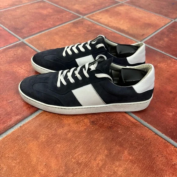 Junk De Luxe Black Lace-Up Low Top Sneakers Size USA 10 UK 9.5 - Picture 12 of 13